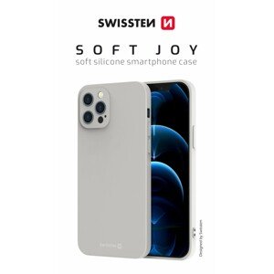 Zadní kryt Swissten Soft Joy pro Apple iPhone 14 Plus, kamenně šedá