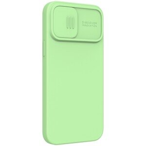 Silikonový kryt Nillkin CamShield Silky Magnetic pro Apple iPhone 14 Plus, zelená