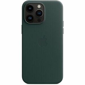 Apple kožený kryt Leather Case MagSafe pro Apple iPhone 14 Pro Max, forest green
