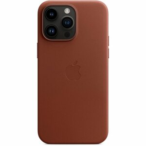 Apple kožený kryt Leather Case MagSafe pro Apple iPhone 14 Pro, umber