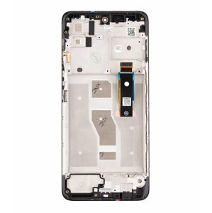 LCD + dotyk + přední kryt pro Motorola Moto G82, black ( Service Pack )
