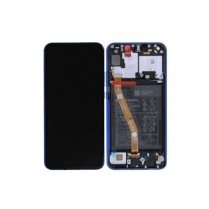 LCD + dotyk + rámeček + baterie pro Huawei P Smart Z, blue (Service Pack)