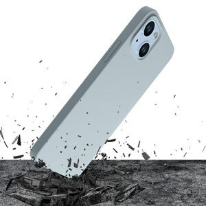 Ochranný kryt 3mk Hardy Silicone MagCase pro Apple iPhone 14, sierra blue
