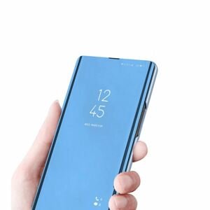 Flipové pouzdro Cu-Be Clear View pro Samsung Galaxy S23, modrá