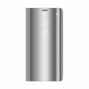 Flipové pouzdro Cu-Be Clear View pro Samsung Galaxy A14 4G/5G, stříbrná
