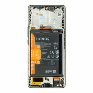 LCD + dotyk + přední kryt pro Honor Magic5 Lite, silver (Service Pack)