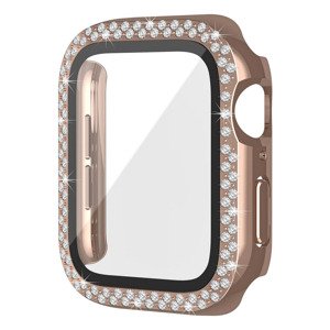 Pouzdro Worryfree Bling Bumper Case pro Apple Watch 41mm, zlatá