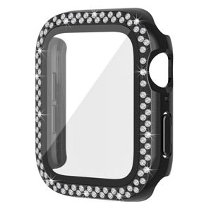 Pouzdro Worryfree Bling Bumper Case pro Apple Watch 41mm, černá