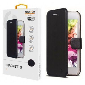 Flipové pouzdro ALIGATOR Magnetto Apple iPhone 15 Pro, černá