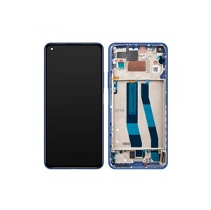 LCD + dotyk + rámeček pro Xiaomi 11 Lite 5G NE/Mi 11 Lite 4G/5G 2021, blue (Service Pack)