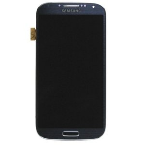 LCD + dotyk + přední kryt pro Samsung Galaxy S4, blue