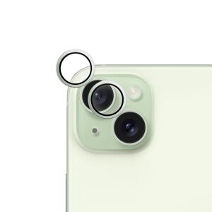 Ochranné sklo fotoaparátu Epico pro Apple iPhone 15/15 Plus, světle zelená