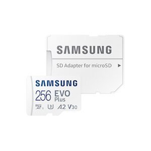 Samsung EVO Plus microSDXC/256GB/130MBps/UHS-I U3 / Class 10 + Adaptér