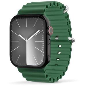 Silikonový řemínek Epico Ocean pro Apple Watch 42/44/45/49mm, zelená