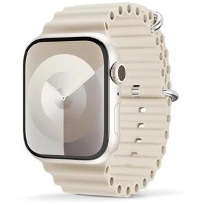 Silikonový řemínek Epico Ocean pro Apple Watch 38/40/41mm, slonovinová
