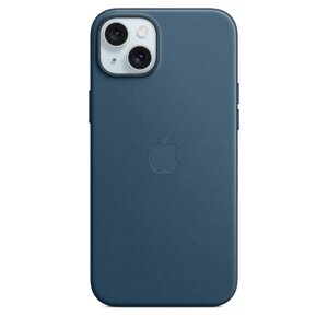 Zadní kryt Apple FineWoven MT4D3ZM/A vč. MagSafe pro Apple iPhone 15 Plus, pacific blue