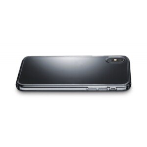 Zadní kryt s ochranným rámečkem Cellularline Clear Duo pro Apple iPhone XS Max, transparentní