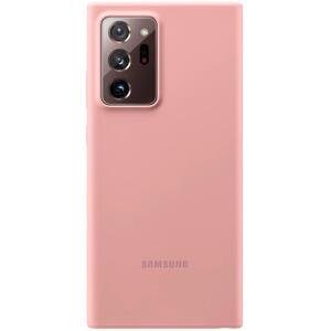Silikonové pouzdro Silicone Cover EF-PN985TAEGEU pro Samsung Galaxy Note20 Ultra, hnědá