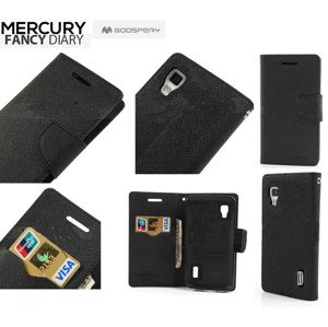 Mercury Fancy Diary flipové pouzdro pro Samsung Galaxy S5 (G900) černé