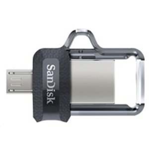 USB flash disk SanDisk Ultra Dual Drive 16GB 3.0, silver - black