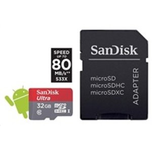 Paměťová karta SanDisk Extreme 32GB microSDXC, Class 10, UHS-I V30 s adaptérem