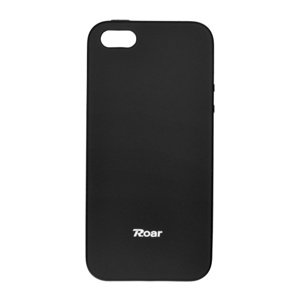 Pouzdro Roar Colorful Jelly Case Apple iPhone 5, 5S, SE, černá