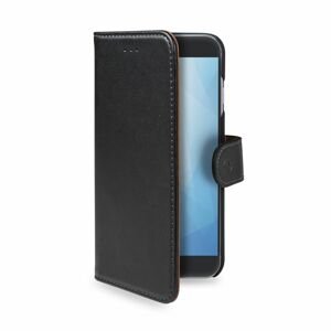 CELLY Wally flipové pouzdro pro Nokia 3.1/Nokia 3 (2018), PU kůže, black