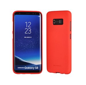 Pouzdro Mercury Soft feeling Samsung Galaxy A8 2018, red