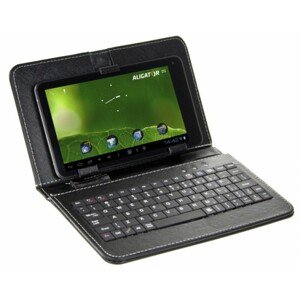 Pouzdro Tablet 9" s klávesnicí microUSB, syntetická kůže, Black