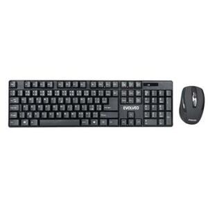 Bezdrátová klávesnice a myš EVOLVEO WK-142, černá