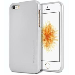 Silikonové pouzdro Mercury iJelly Metal pro Apple iPhone 11 Pro, stříbrná