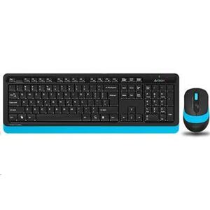 Set bezdrátová klávesnice + bezdrátová myš A4tech FG1010 FSTYLER, modrá