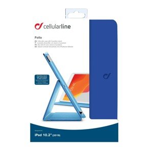 CellularLine FOLIO pouzdro flip pro Apple iPad 10.2" 2019, modré