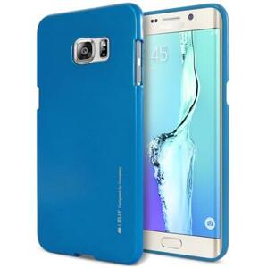 Silikonové pouzdro Mercury iJelly Metal pro Samsung Galaxy J4 Plus, modrá