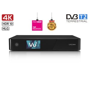 VU+ UNO 4K SE / MTSIF/ Dual DVB-T2 černá