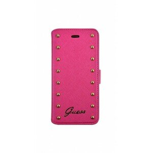 Guess Studded flipové pouzdro GUFLBKP6LSAP pro Apple iPhone 6 Plus pink