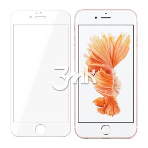 Hybridní sklo 3mk NeoGlass pro Apple iPhone 6/6s, bílá