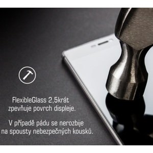 Tvrzené sklo 3mk FlexibleGlass pro Apple iPhone SE (2020), transparentní