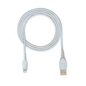 Datový kabel CUBE1 USB > Lightning, 1m, bílá