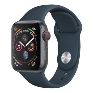 Silikonový řemínek COTEetCI Silicone Sports Band pro Apple Watch 38/40mm, tmavě zelená