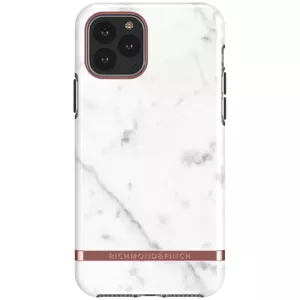 Kryt Richmond & Finch White Marble - Rose gold details for iPhone 11 Pro Max colourful (37810)