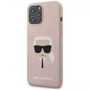 Kryt Karl Lagerfeld KLHCP12LSLKHLP iPhone 12 Pro Max 6,7" light pink hardcase Silicone Karl`s Head (KLHCP12LSLKHLP)