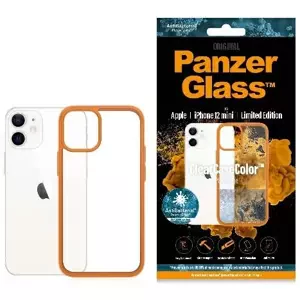 Kryt PanzerGlass ClearCase iPhone 12 Mini Orange AB (0282)