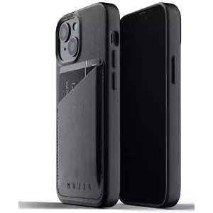 Kryt MUJJO Full Leather Wallet Case for iPhone 13 mini - Black (MUJJO-CL-020-BK)