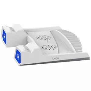 iPega PG-P5023A Multifunctional Cooling Stand for PS5 and accessories (white)