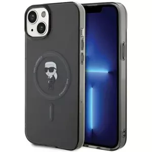 Kryt Karl Lagerfeld KLHMP15MHFCKNOK iPhone 15 Plus 6.7" black hardcase IML Ikonik MagSafe (KLHMP15MHFCKNOK)