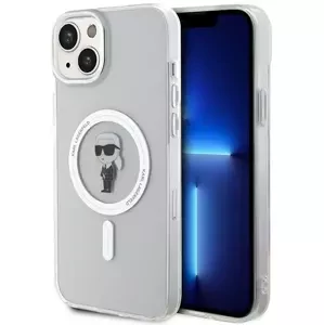 Kryt Karl Lagerfeld KLHMP15MHFCKNOT iPhone 15 Plus 6.7" transparent hardcase IML Ikonik MagSafe (KLHMP15MHFCKNOT)