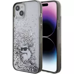 Kryt Karl Lagerfeld KLHCP15MLKCNSK iPhone 15 Plus 6.7" transparent hardcase Liquid Glitter Choupette (KLHCP15MLKCNSK)
