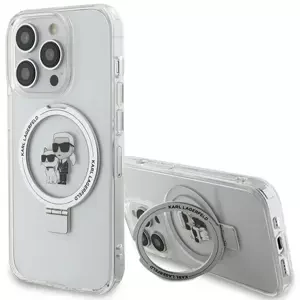 Kryt Karl Lagerfeld KLHMP13XHMRSKCH iPhone 13 Pro Max 6.7" white hardcase Ring Stand Karl&Choupettte MagSafe (KLHMP13XHMRSKCH)