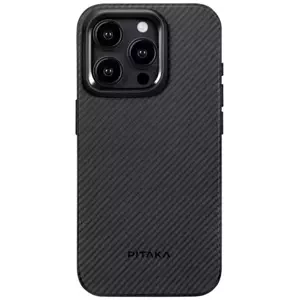 Kryt Pitaka MagEZ Pro 4 600D case, black/grey twill - iPhone 15 Pro (KI1501PPA)